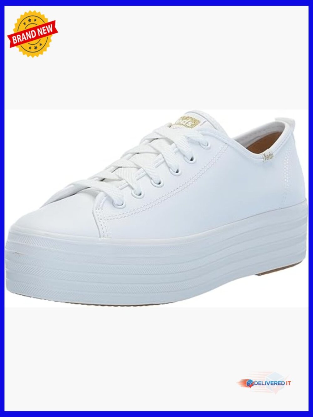 Women's Lace Up Sneakers with 1.5in Platform Cushioned Footbed